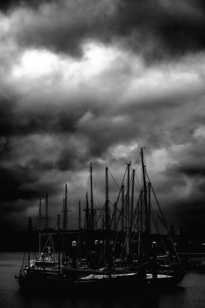 Falmouth yachts in harbour